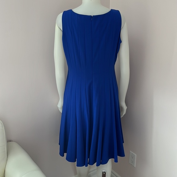 Blue Dana Buchman dress, 14 - Picture 4 of 6